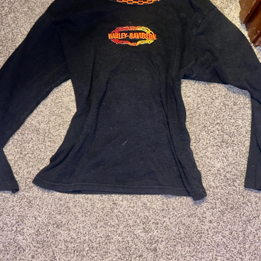 Harley-Davidson Black Long Sleeve Shirt